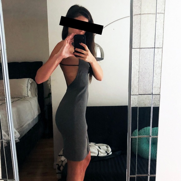 Alexander Wang Dresses & Skirts - Alexander Wang bodycon strappy back zippered dress